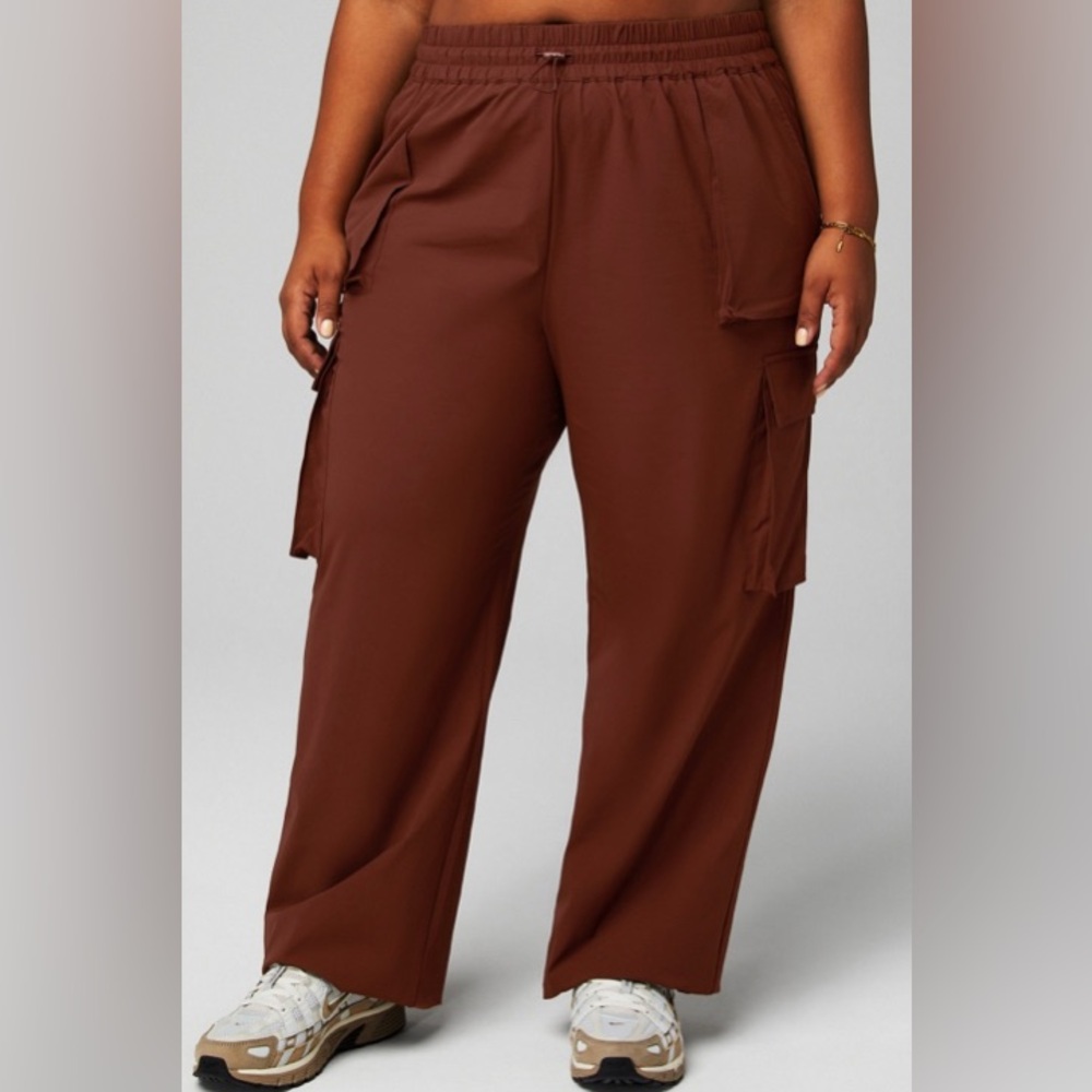 Fabletics Women's The Heights Cargo Pants In Sepia Plus Size 3X NWT